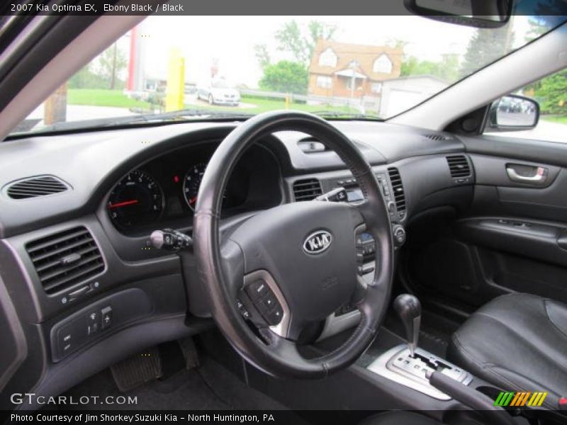 Ebony Black / Black 2007 Kia Optima EX