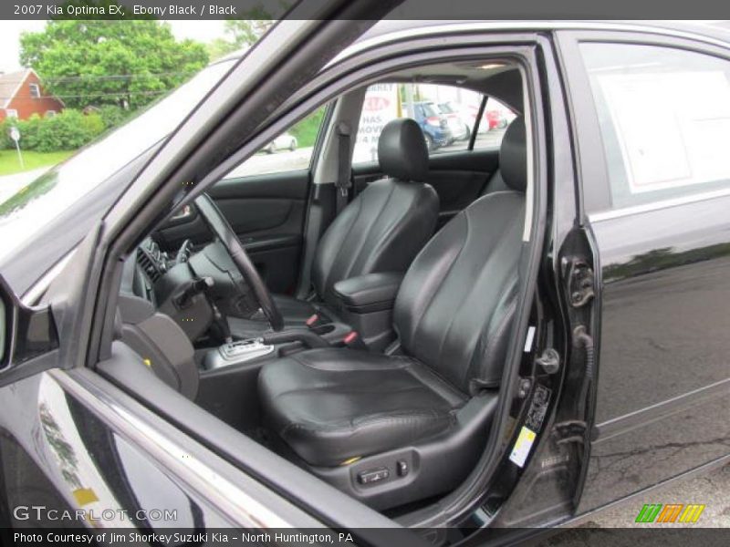 Ebony Black / Black 2007 Kia Optima EX
