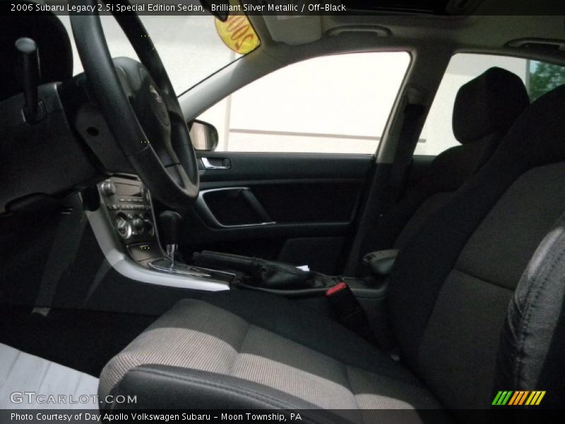 Brilliant Silver Metallic / Off-Black 2006 Subaru Legacy 2.5i Special Edition Sedan