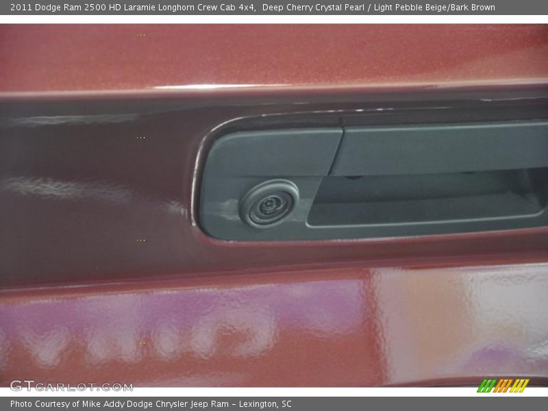 Deep Cherry Crystal Pearl / Light Pebble Beige/Bark Brown 2011 Dodge Ram 2500 HD Laramie Longhorn Crew Cab 4x4