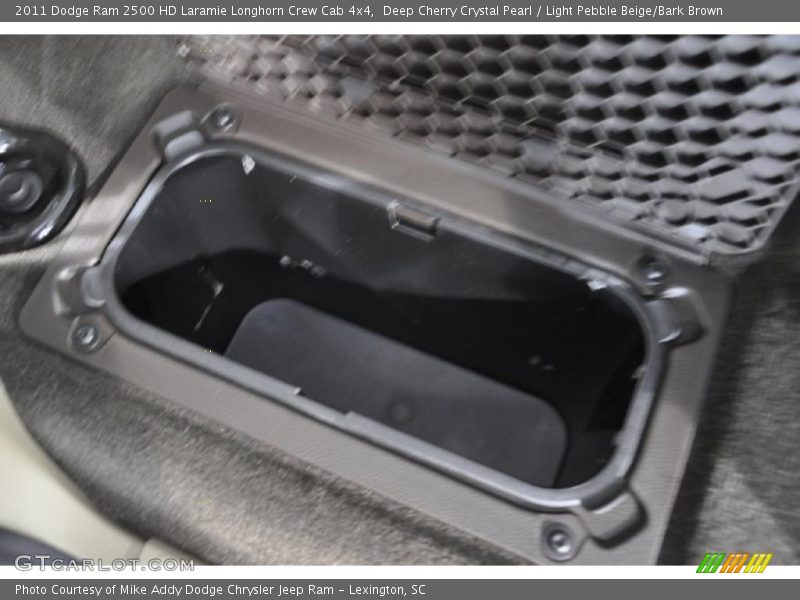 Deep Cherry Crystal Pearl / Light Pebble Beige/Bark Brown 2011 Dodge Ram 2500 HD Laramie Longhorn Crew Cab 4x4