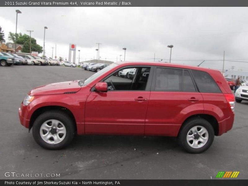 Volcano Red Metallic / Black 2011 Suzuki Grand Vitara Premium 4x4