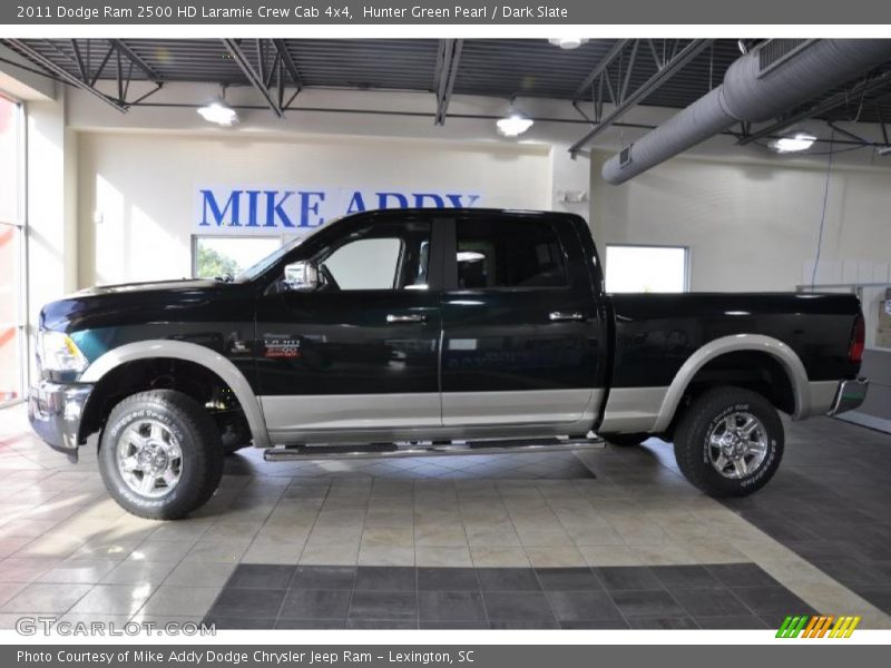Hunter Green Pearl / Dark Slate 2011 Dodge Ram 2500 HD Laramie Crew Cab 4x4