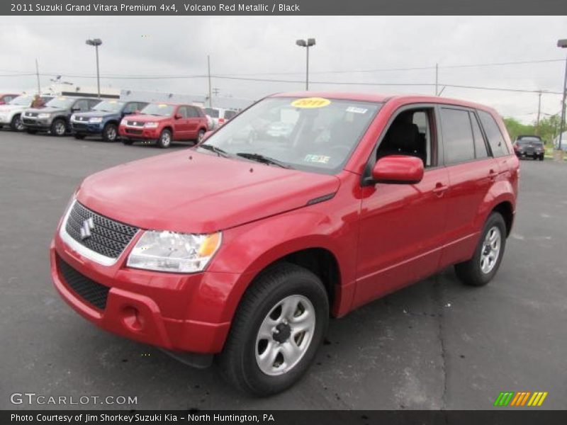 Volcano Red Metallic / Black 2011 Suzuki Grand Vitara Premium 4x4