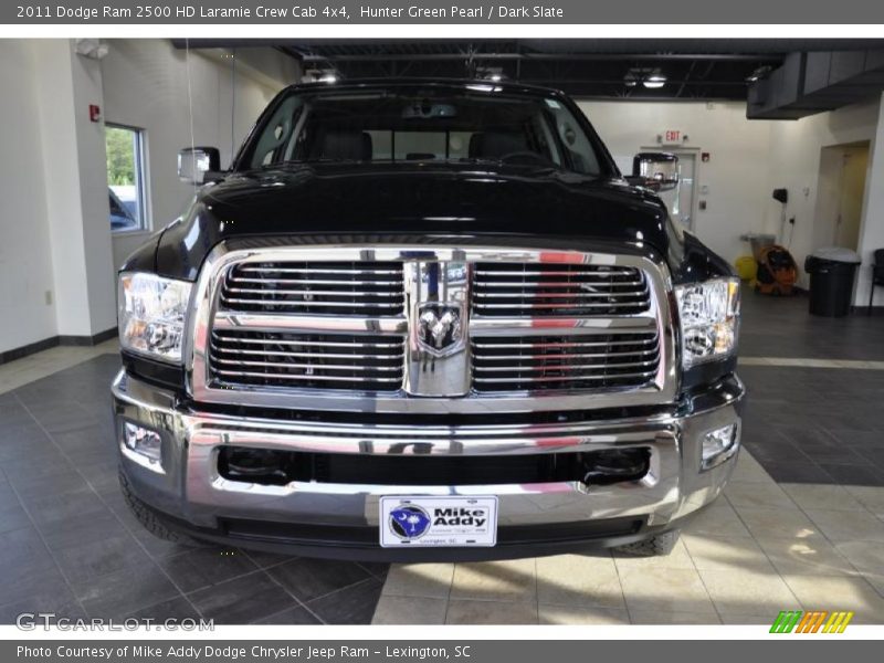 Hunter Green Pearl / Dark Slate 2011 Dodge Ram 2500 HD Laramie Crew Cab 4x4