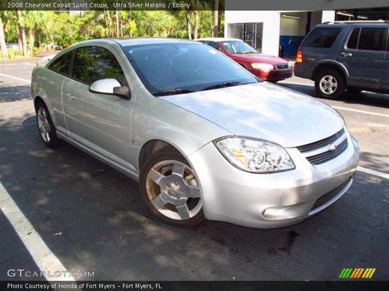 Ultra Silver Metallic / Ebony 2008 Chevrolet Cobalt Sport Coupe