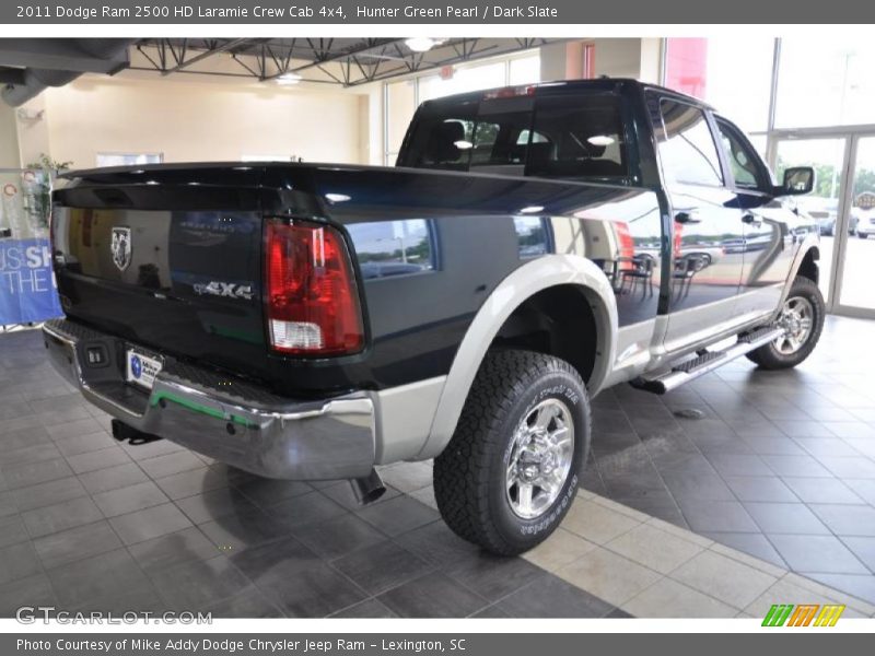 Hunter Green Pearl / Dark Slate 2011 Dodge Ram 2500 HD Laramie Crew Cab 4x4