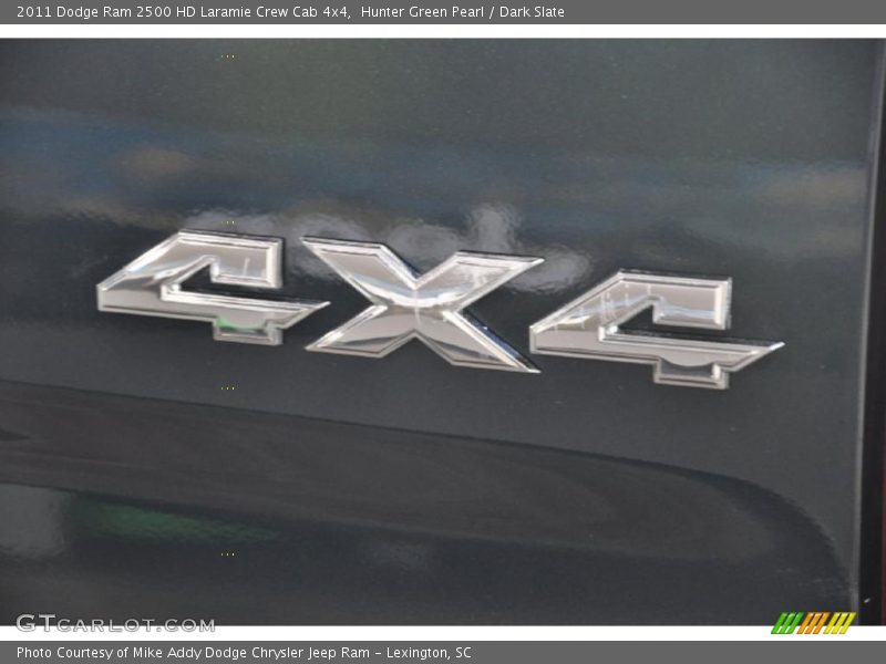 Hunter Green Pearl / Dark Slate 2011 Dodge Ram 2500 HD Laramie Crew Cab 4x4
