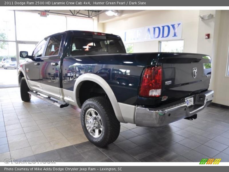 Hunter Green Pearl / Dark Slate 2011 Dodge Ram 2500 HD Laramie Crew Cab 4x4