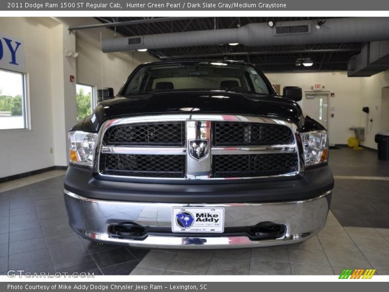 Hunter Green Pearl / Dark Slate Gray/Medium Graystone 2011 Dodge Ram 1500 ST Regular Cab
