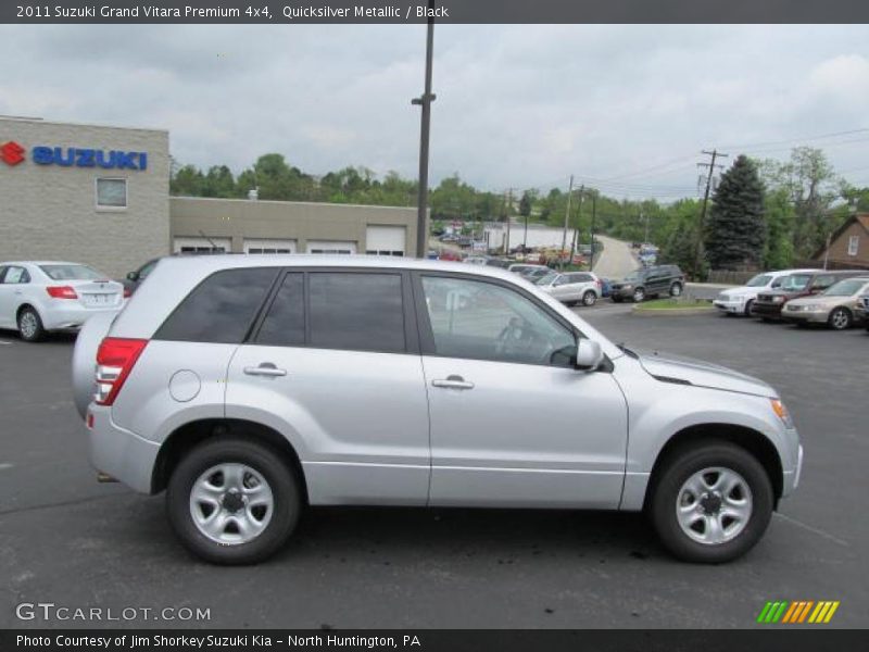 Quicksilver Metallic / Black 2011 Suzuki Grand Vitara Premium 4x4