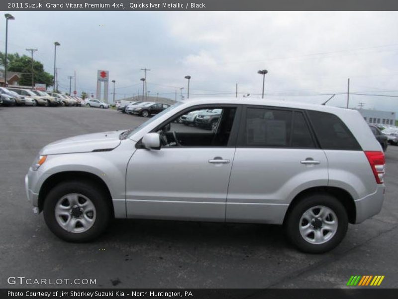 Quicksilver Metallic / Black 2011 Suzuki Grand Vitara Premium 4x4