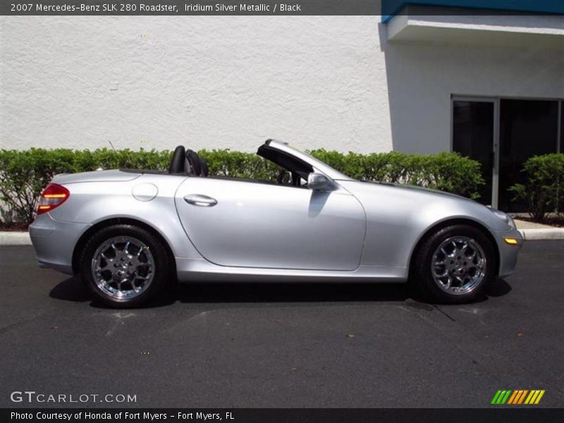 Iridium Silver Metallic / Black 2007 Mercedes-Benz SLK 280 Roadster