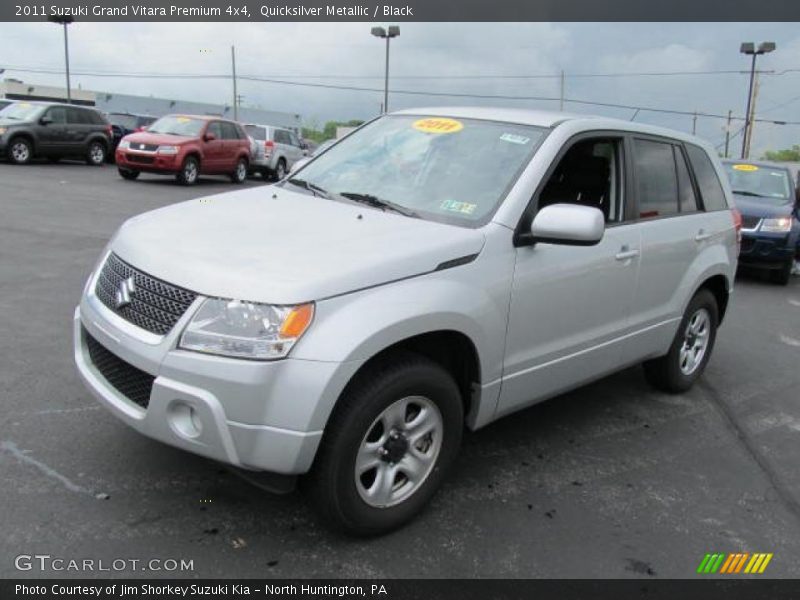 Quicksilver Metallic / Black 2011 Suzuki Grand Vitara Premium 4x4
