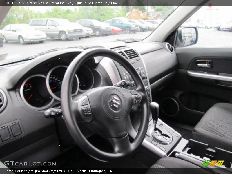 Quicksilver Metallic / Black 2011 Suzuki Grand Vitara Premium 4x4