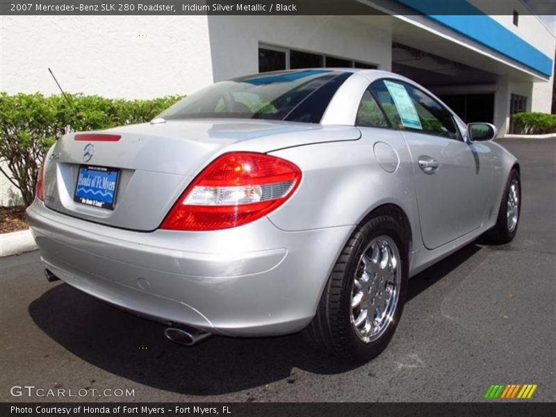 Iridium Silver Metallic / Black 2007 Mercedes-Benz SLK 280 Roadster