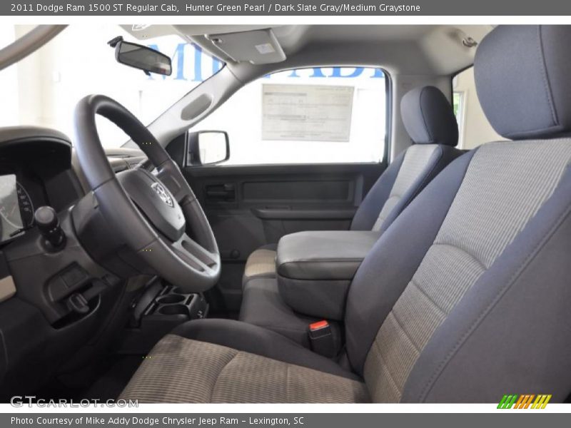 Hunter Green Pearl / Dark Slate Gray/Medium Graystone 2011 Dodge Ram 1500 ST Regular Cab