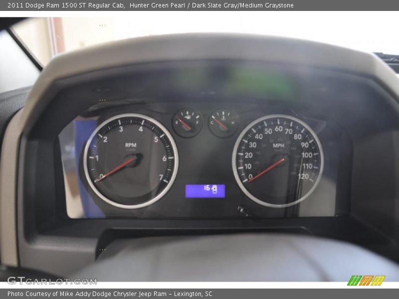 Hunter Green Pearl / Dark Slate Gray/Medium Graystone 2011 Dodge Ram 1500 ST Regular Cab