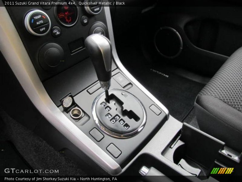 Quicksilver Metallic / Black 2011 Suzuki Grand Vitara Premium 4x4