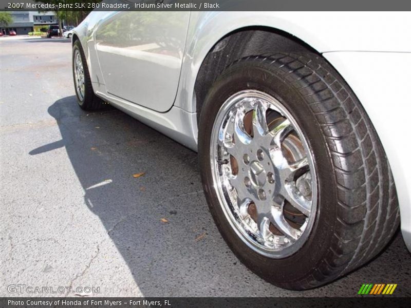 Iridium Silver Metallic / Black 2007 Mercedes-Benz SLK 280 Roadster