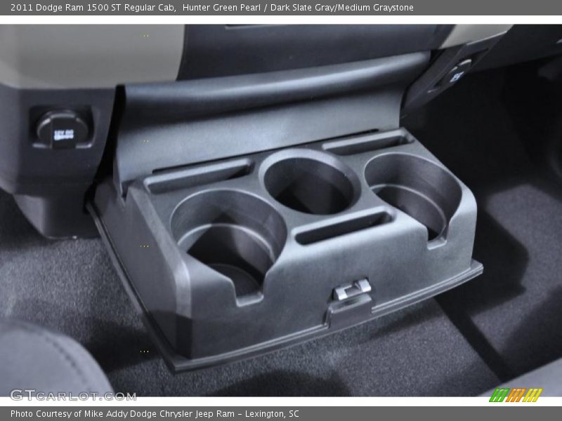 Hunter Green Pearl / Dark Slate Gray/Medium Graystone 2011 Dodge Ram 1500 ST Regular Cab