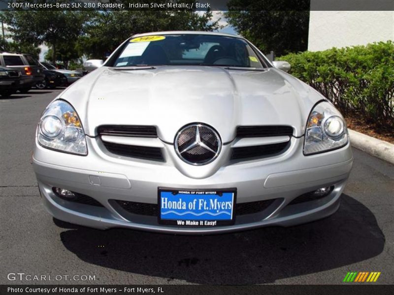 Iridium Silver Metallic / Black 2007 Mercedes-Benz SLK 280 Roadster