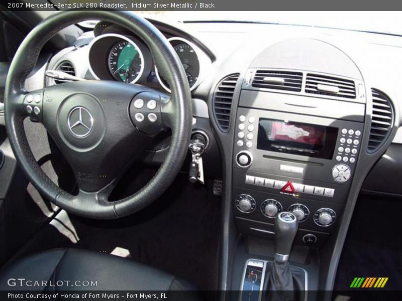 Iridium Silver Metallic / Black 2007 Mercedes-Benz SLK 280 Roadster