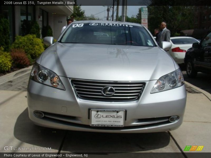 Tungsten Metallic / Black 2008 Lexus ES 350