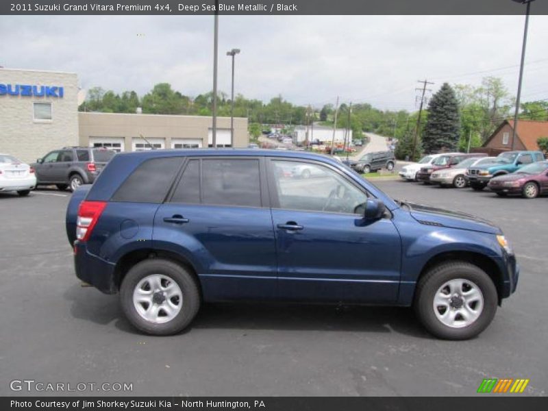Deep Sea Blue Metallic / Black 2011 Suzuki Grand Vitara Premium 4x4