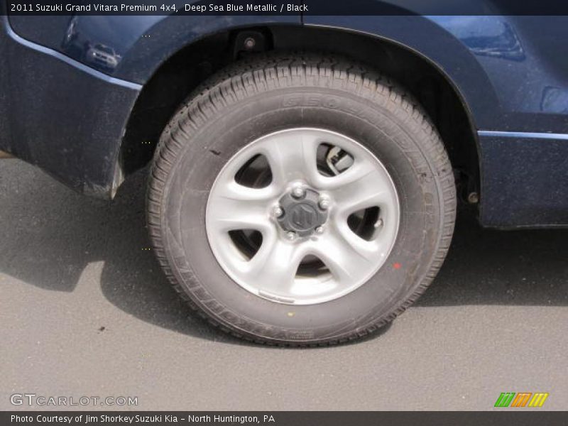 Deep Sea Blue Metallic / Black 2011 Suzuki Grand Vitara Premium 4x4