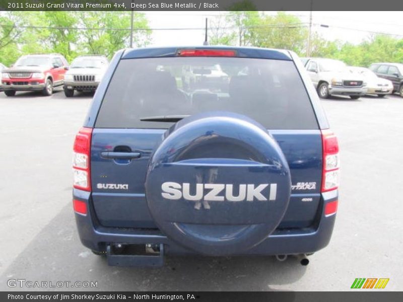 Deep Sea Blue Metallic / Black 2011 Suzuki Grand Vitara Premium 4x4