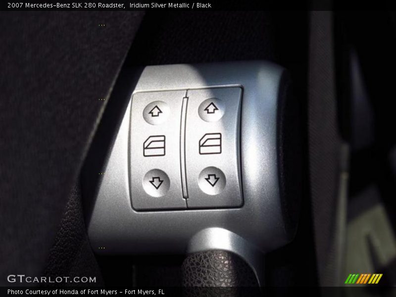 Iridium Silver Metallic / Black 2007 Mercedes-Benz SLK 280 Roadster