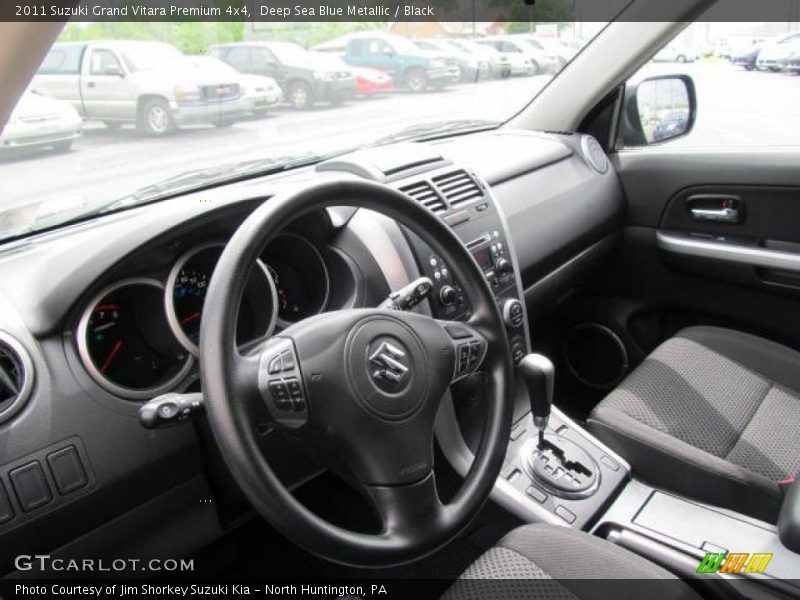 Deep Sea Blue Metallic / Black 2011 Suzuki Grand Vitara Premium 4x4