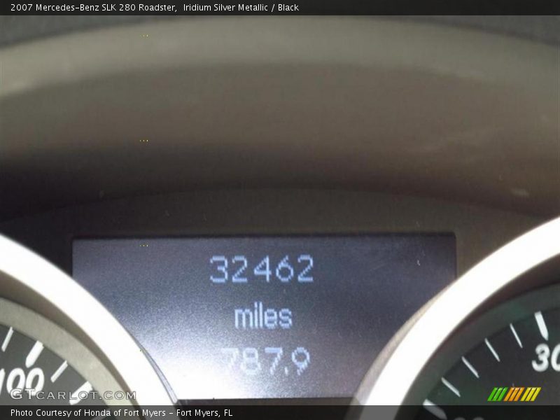 Iridium Silver Metallic / Black 2007 Mercedes-Benz SLK 280 Roadster