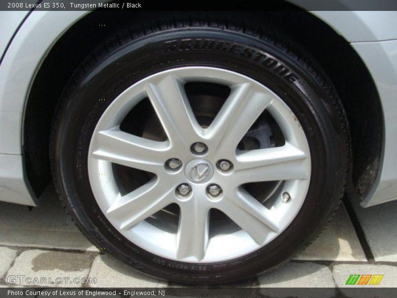 Tungsten Metallic / Black 2008 Lexus ES 350