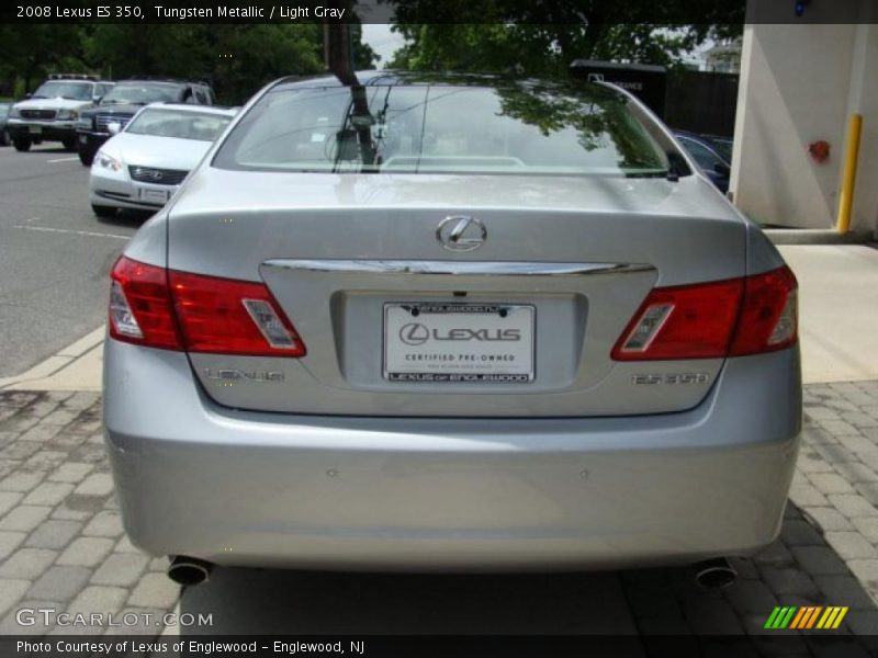 Tungsten Metallic / Light Gray 2008 Lexus ES 350