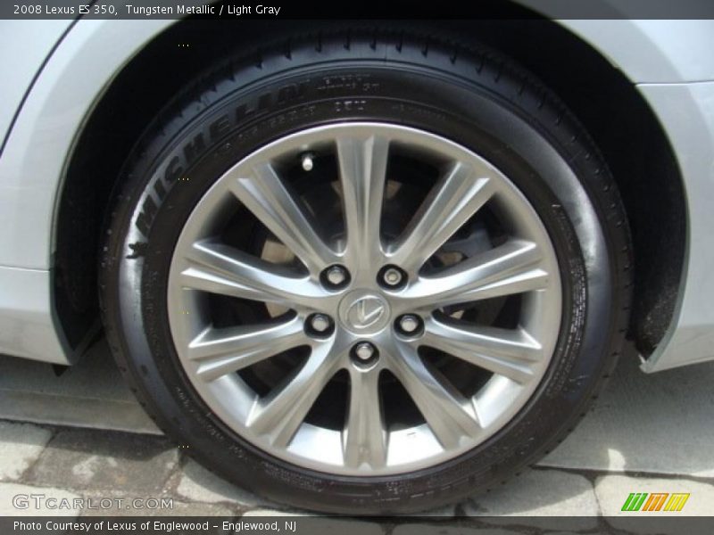 Tungsten Metallic / Light Gray 2008 Lexus ES 350
