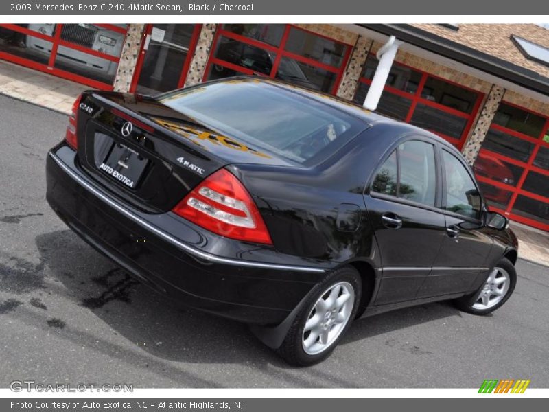 Black / Charcoal 2003 Mercedes-Benz C 240 4Matic Sedan