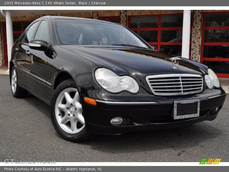 Black / Charcoal 2003 Mercedes-Benz C 240 4Matic Sedan