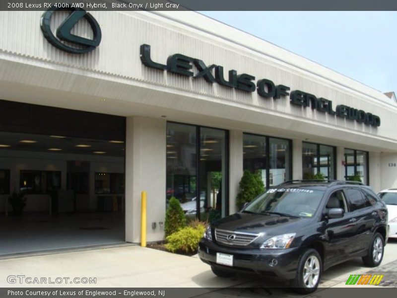 Black Onyx / Light Gray 2008 Lexus RX 400h AWD Hybrid