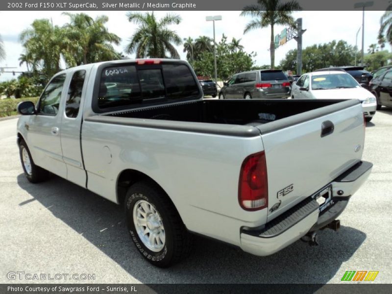 Silver Metallic / Medium Graphite 2002 Ford F150 XLT SuperCab