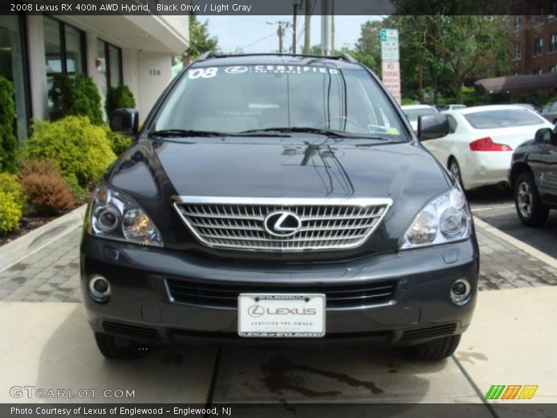 Black Onyx / Light Gray 2008 Lexus RX 400h AWD Hybrid