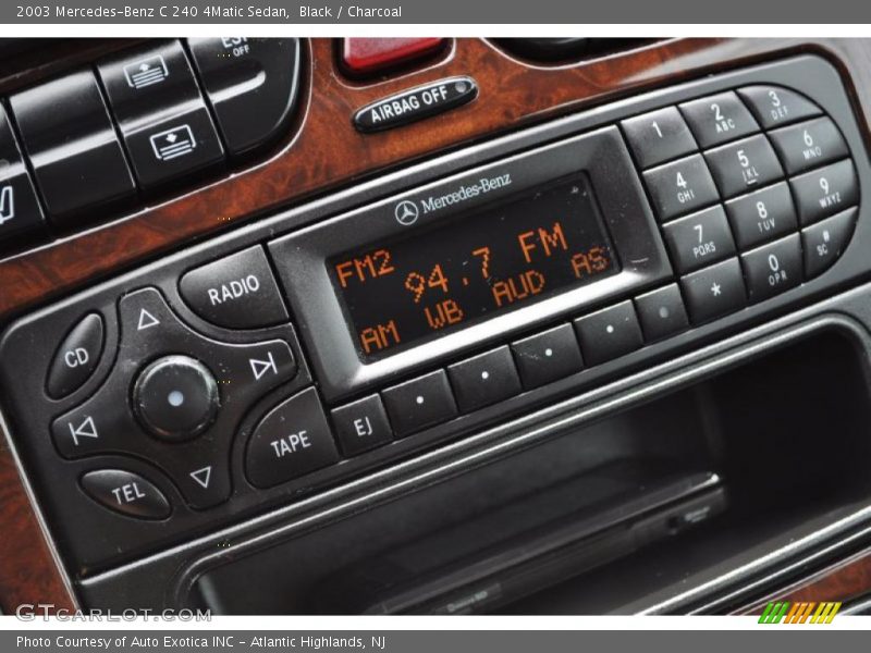 Black / Charcoal 2003 Mercedes-Benz C 240 4Matic Sedan