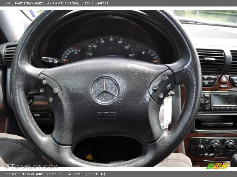 Black / Charcoal 2003 Mercedes-Benz C 240 4Matic Sedan