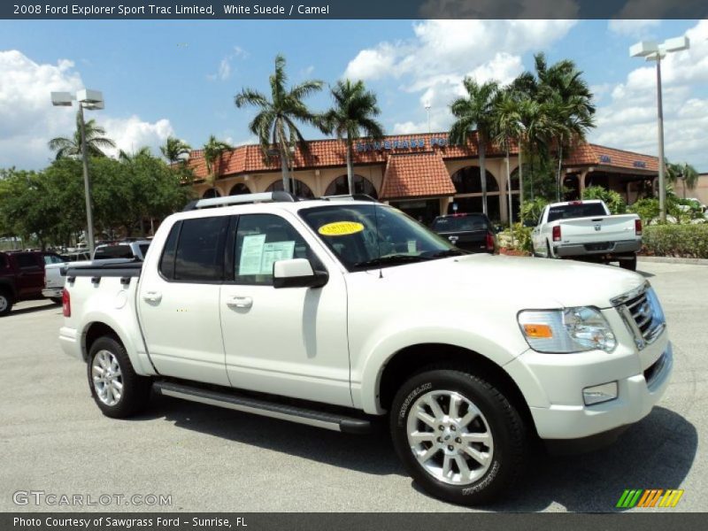 White Suede / Camel 2008 Ford Explorer Sport Trac Limited