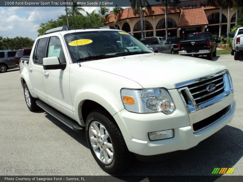 White Suede / Camel 2008 Ford Explorer Sport Trac Limited