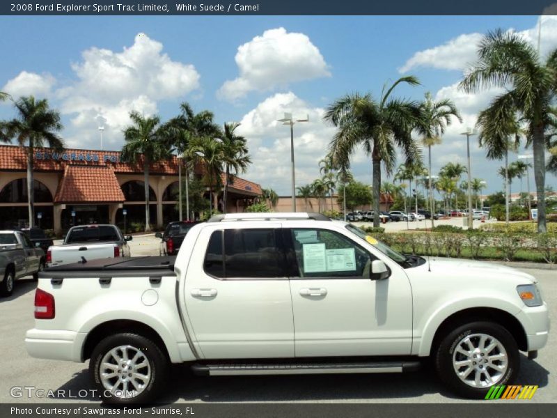  2008 Explorer Sport Trac Limited White Suede