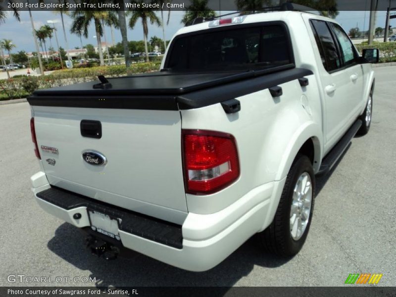 White Suede / Camel 2008 Ford Explorer Sport Trac Limited