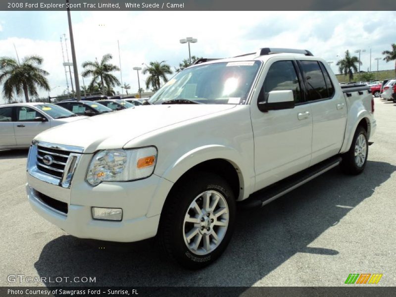 White Suede / Camel 2008 Ford Explorer Sport Trac Limited