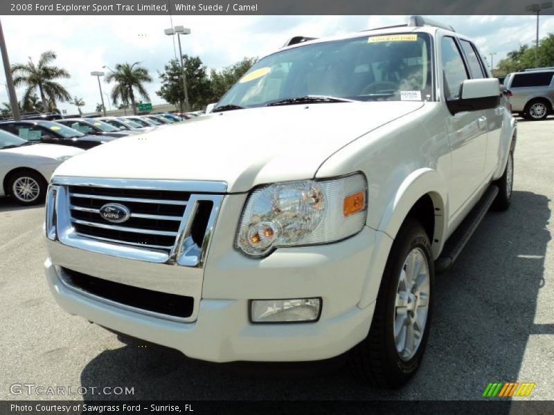 White Suede / Camel 2008 Ford Explorer Sport Trac Limited